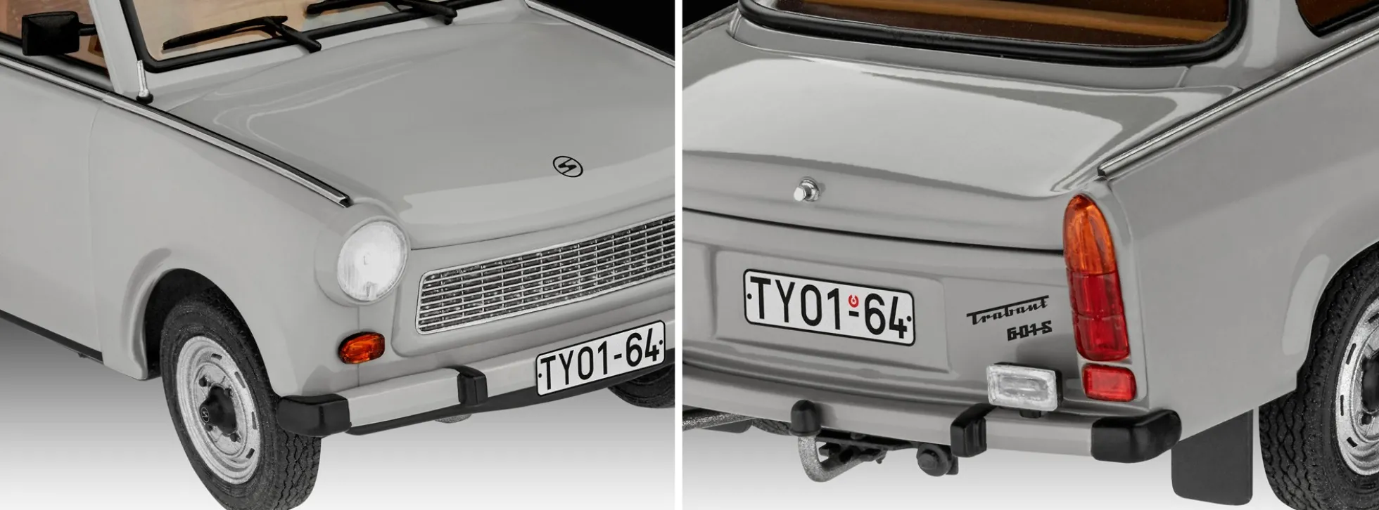 Revell 05630 Trabant 601 60. Jahrestag | Exclusive Edition | Auto Bausatz 1:24