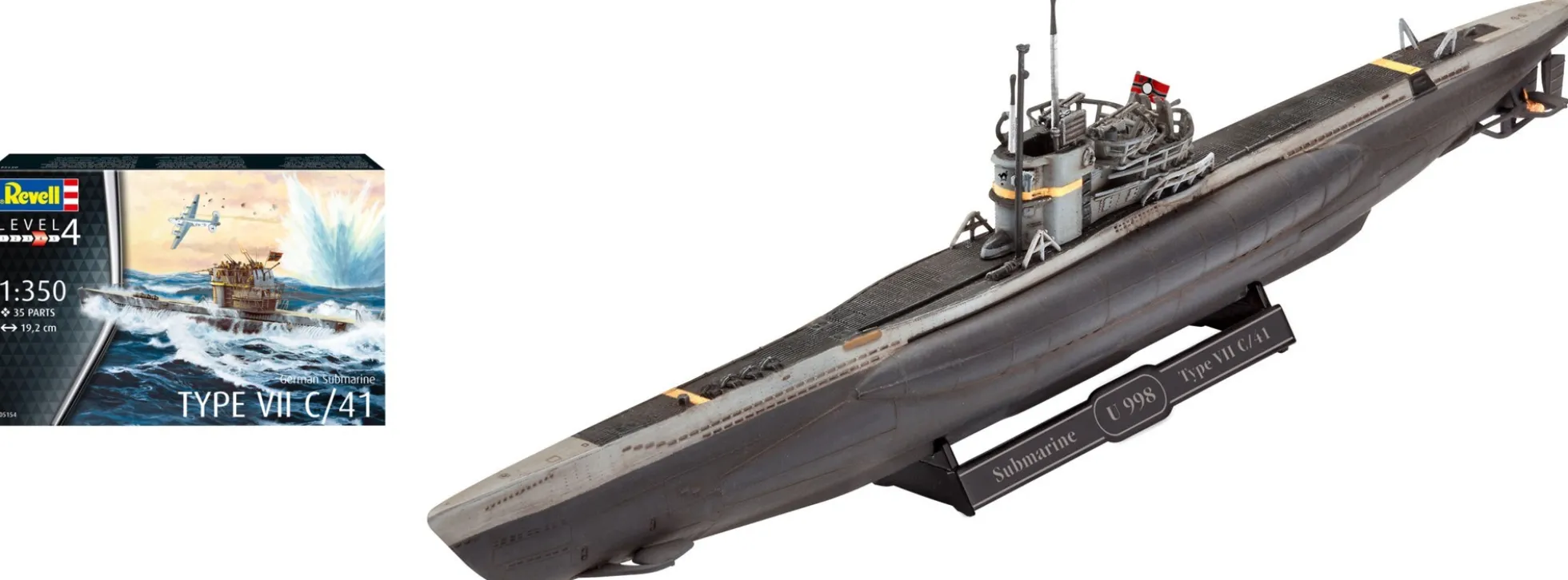 Revell 05154 U-Boot Typ VII C41 | U-Boot Bausatz 1:350