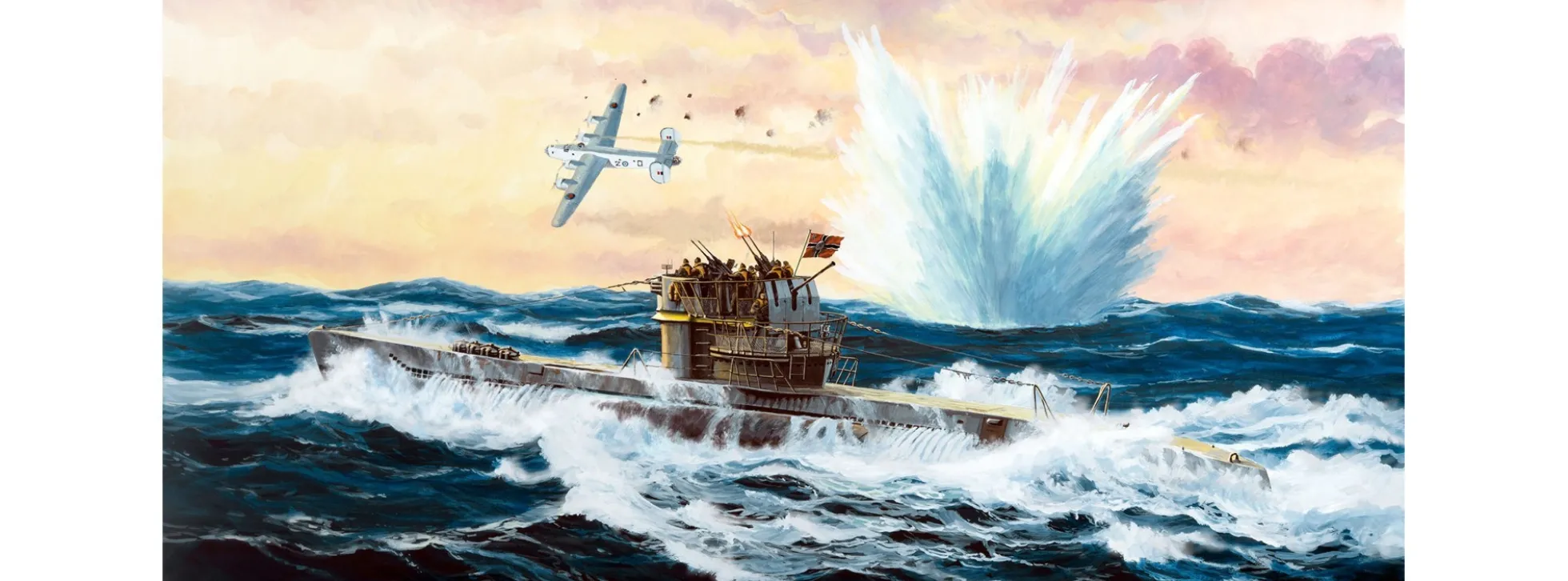 Revell 05154 U-Boot Typ VII C41 | U-Boot Bausatz 1:350