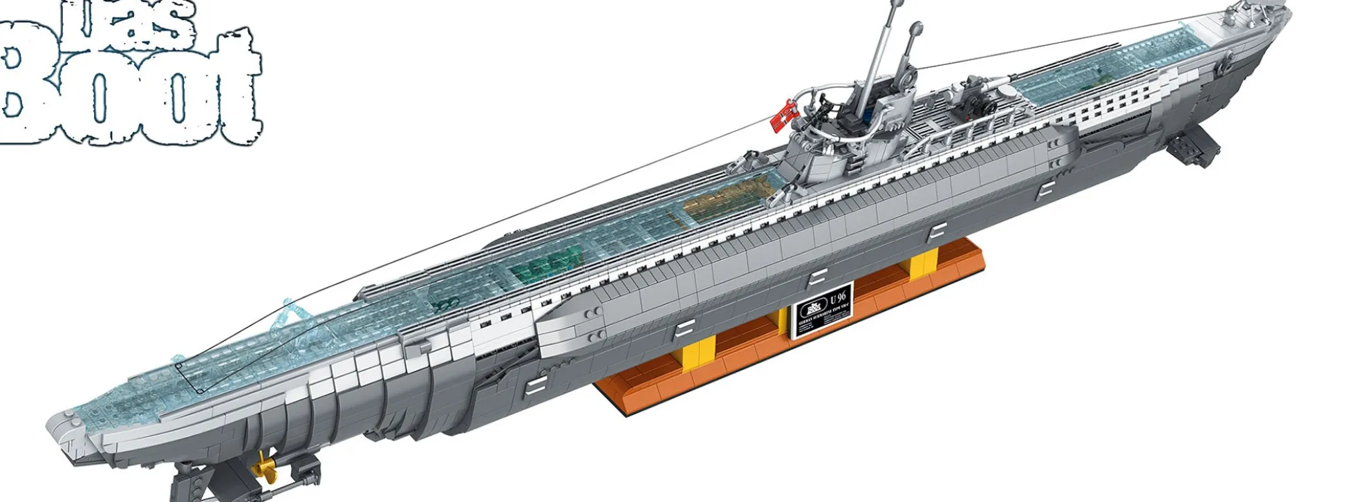 Revell 00960 U-Boot U-96 Das Boot - Brick System | U-Boot Baukasten 1:56