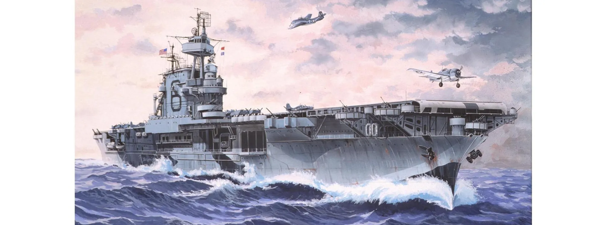 Revell 65824 USS Enterprise CV-6 Model-Set | Schiff-Bausatz 1:1200