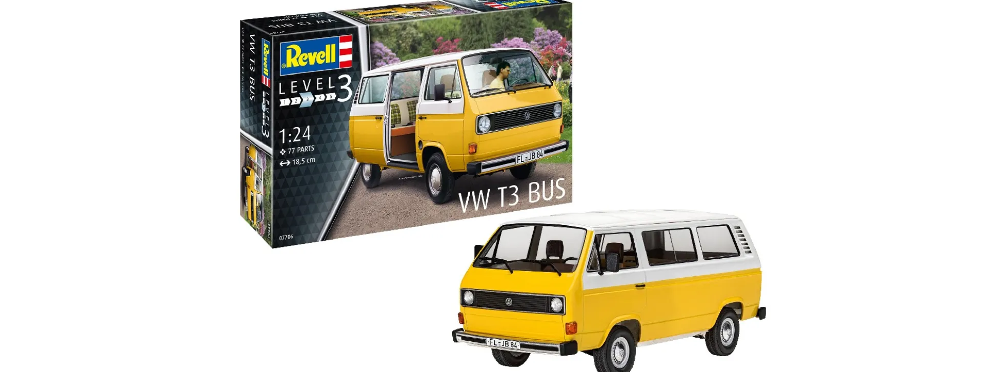 Revell 07706 VW Bus T3 | Auto Bausatz 1:25