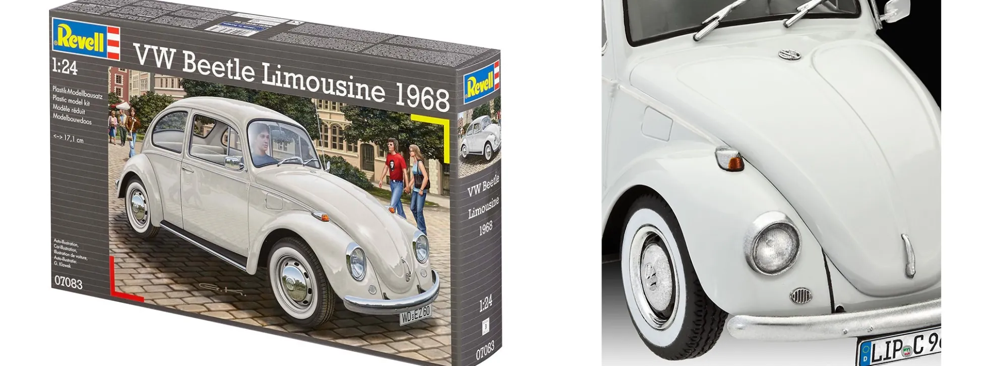 Revell 07083 VW Käfer 1500 Limousine | Auto Bausatz 1:24