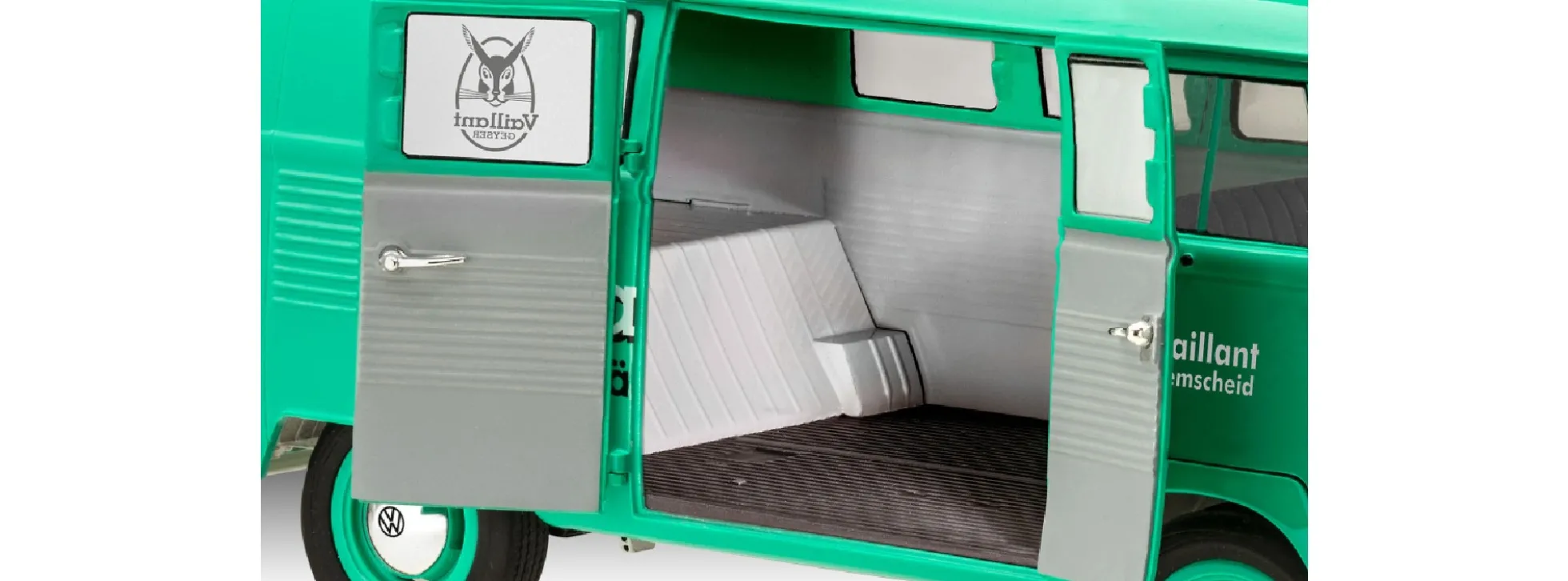 Revell 05648 VW T1 Bus 150 Jahre Vaillant Geschenkset | Auto Bausatz 1:24