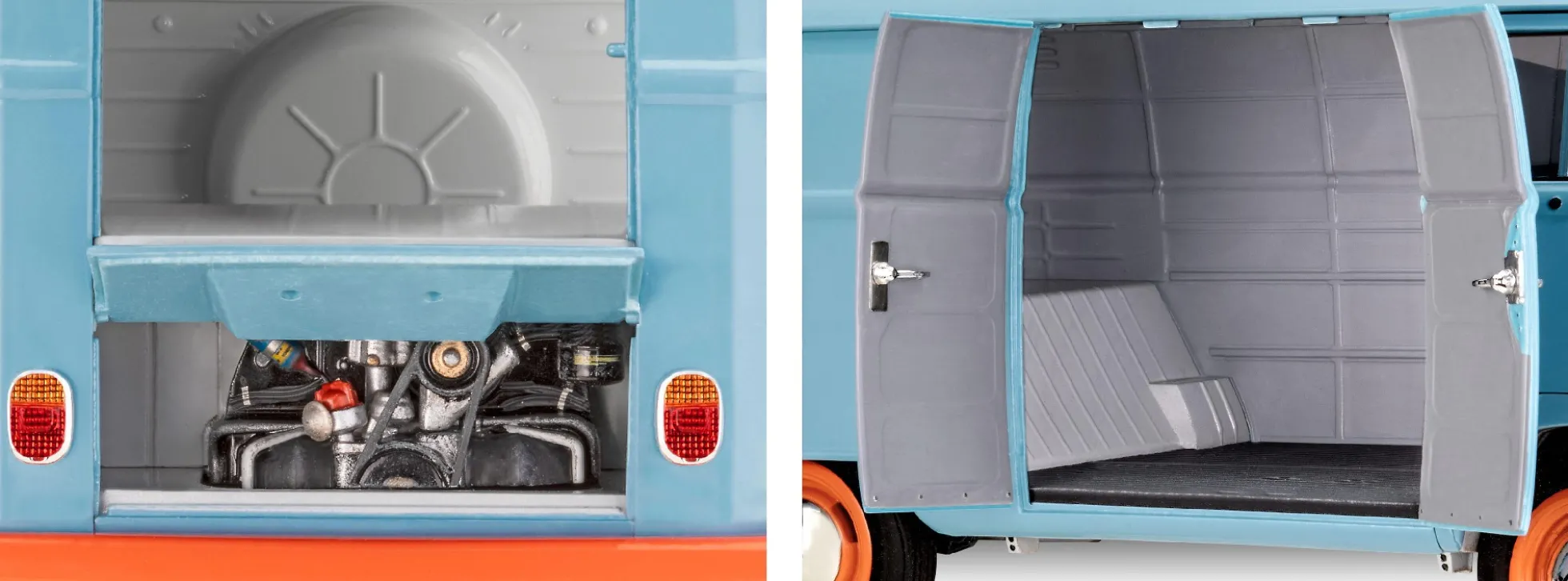 Revell 07726 VW T1 Kastenwagen Gulf | Auto Bausatz 1:24