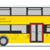 RIETZE 78033 Alexander Dennis Enviro 500 Postauto - Expressbus | Busmodell 1:87