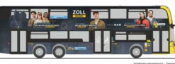RIETZE 78018 Alexander Dennis Enviro 500 BVG Zoll Karriere | Busmodell 1:87