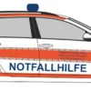 RIETZE 53327 Golf 7 Variant DRK Karlsruhe Notfallhilfe Blaulichtmodell 1:87
