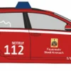 RIETZE 53328 Golf 7 Variant Feuerwehr Kronach Blaulichtmodell 1:87
