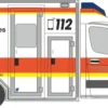 RIETZE 76116 GSF RTW 18 DRK Landkreis Osnabrück | Blaulichtmodell 1:87