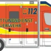 RIETZE 76128 GSF RTW 18 Rettungsdienst Feuerwehr Dormagen | Blaulichtmodell 1:87