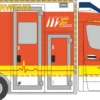 RIETZE 76255 GSF RTW 18 Rettungsdienst Lüdenscheid | Blaulichtmodell 1:87
