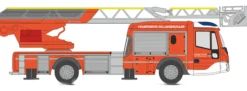RIETZE 71116 Iveco Magirus DLK M32L-AS NB Feuerwehr Dillingen an der Saar Blaulichtmodell 1:87