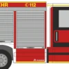 RIETZE 68164 Iveco Magirus HLF TeamCab Feuerwehr Friedrichsthal Blaulichtmodell 1:87