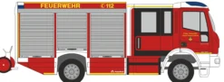 RIETZE 68164 Iveco Magirus HLF TeamCab Feuerwehr Friedrichsthal Blaulichtmodell 1:87
