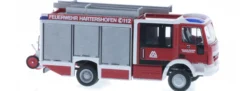 RIETZE 68156 Iveco Magirus HLF Team Cab Feuerwehr Hartershofen Blaulichtmodell 1:87