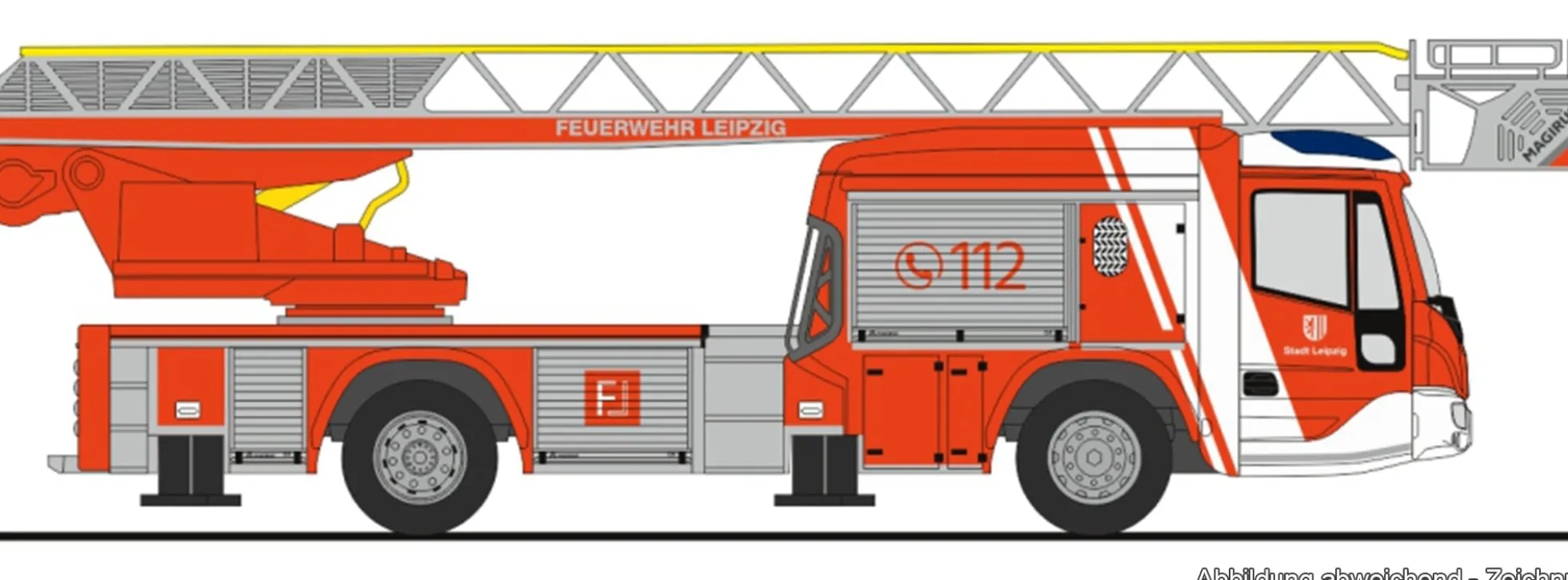 RIETZE 71128 Magirus DLK BF Leipzig | Blaulichtmodell 1:87
