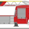 RIETZE 68599 Magirus DLK Feuerwehr Velburg | Blaulichtmodell 1:87