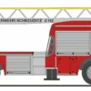 RIETZE 71124 Magirus DLK 32 n.B. FW Scheuditz | Blaulichtmodell 1:87
