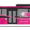 RIETZE 75414 MAN Lions City 12 2018 CNG Magenta | Busmodell 1:87