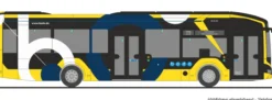 RIETZE 76350 MAN Lions City 12 E Bodensee-Oberschwaben Strauss Reisen | Busmodell 1:87