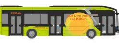 RIETZE 76332 MAN Lions City 12E 2018 INVG Ingolstadt Busmodell 1:87