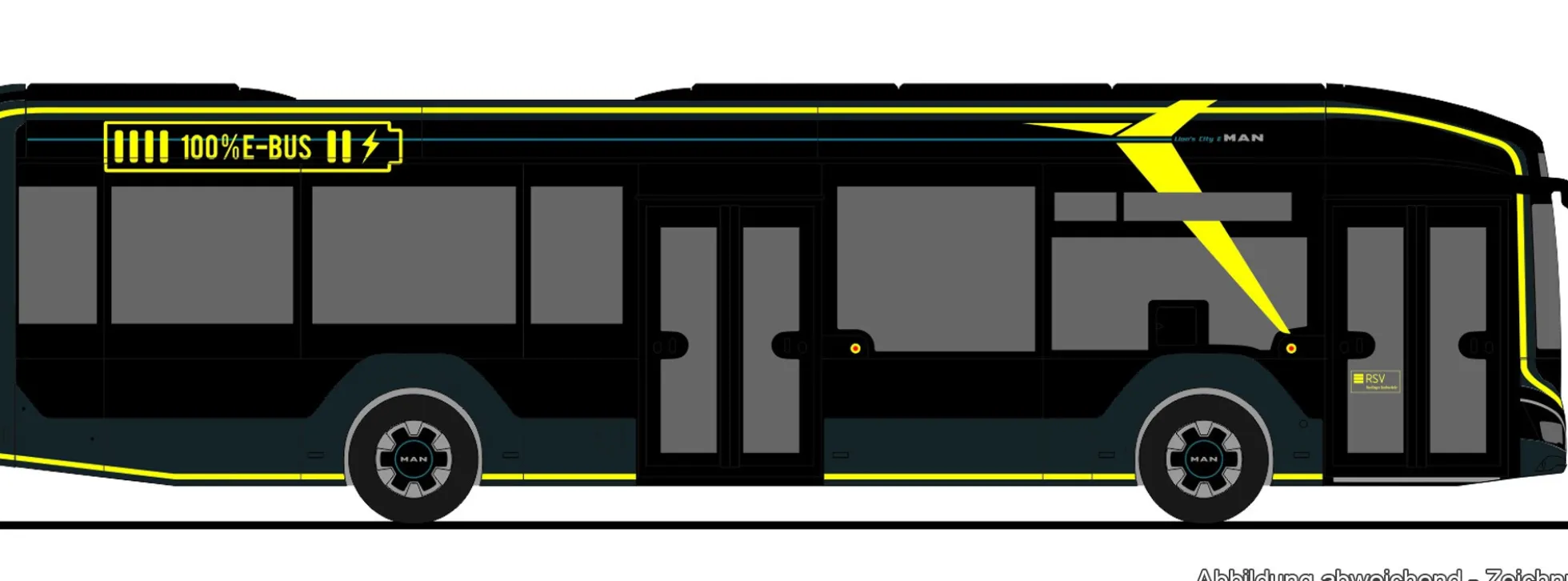 RIETZE 76322 MAN Lions City 12 E RSV Reutlingen | Busmodell 1:87