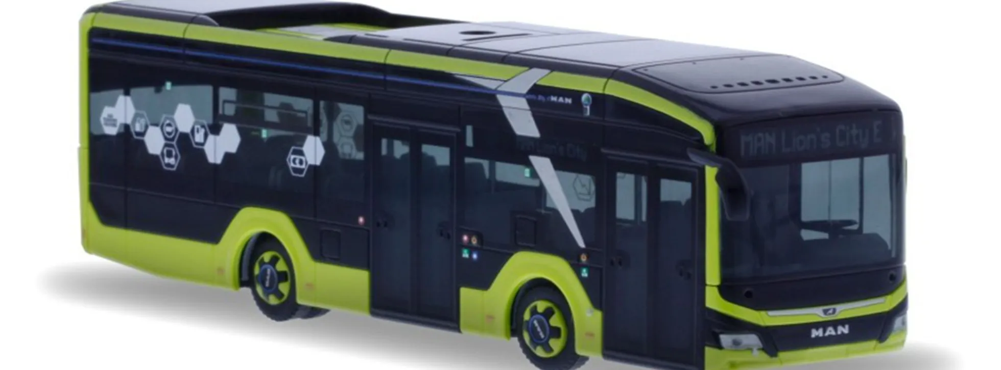 RIETZE 74612 MAN Lions City 10E Vorführdesign Busmodell 1:87