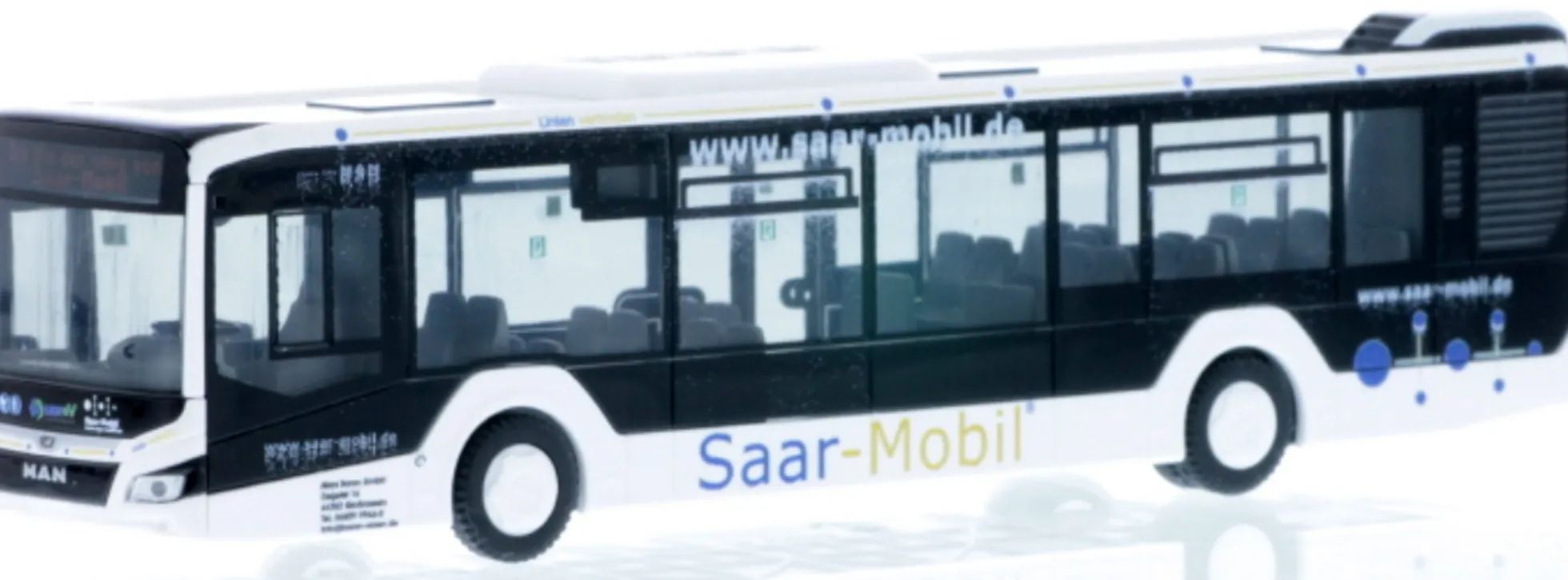 RIETZE 75354 MAN Lions City 12 2018 Saar - Mobil Busmodell 1:87