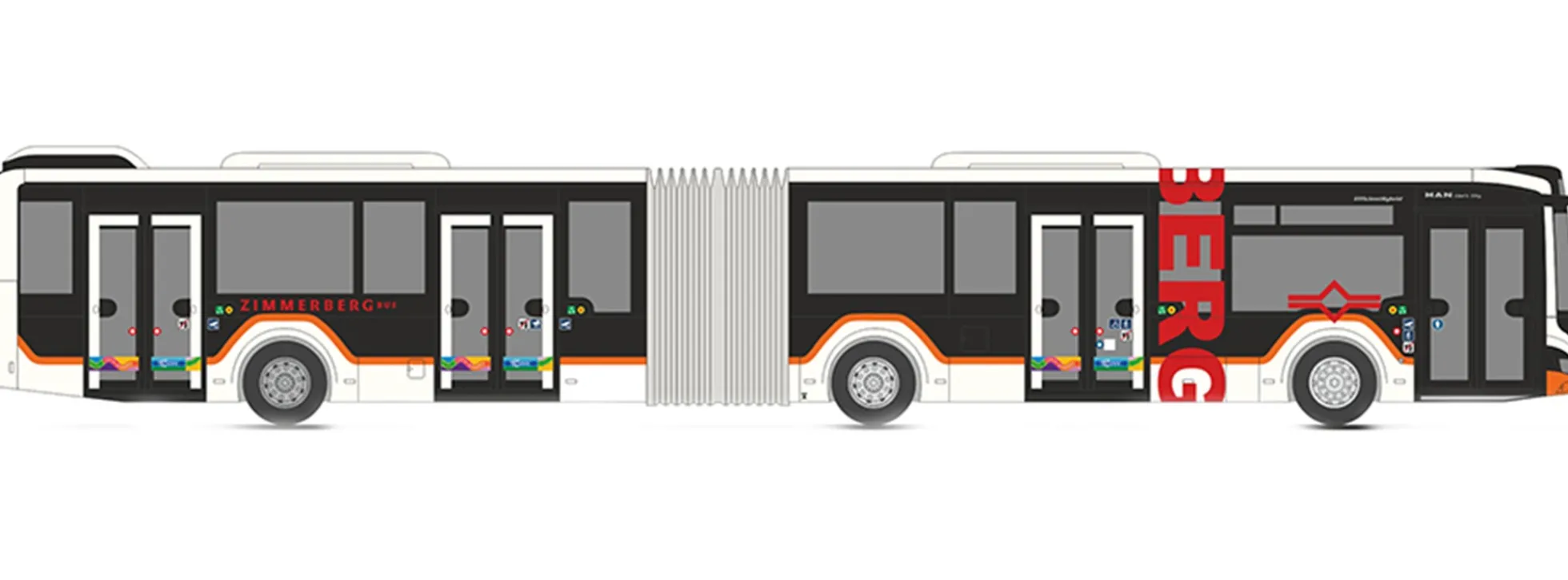 RIETZE 75870 MAN Lions City 18 2018 Zimmerberg Bus Bammert Busmodell 1:87