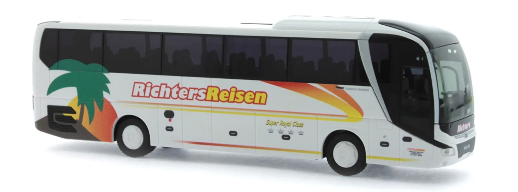 RIETZE 74819 MAN Lions Coach 2017 Richters Reisen Nordhorn Busmodell 1:87