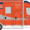 RIETZE 76118 MB GSF RTW Rettungsdienst Hochsauerlandkreis | Blaulichtmodell 1:87