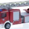 RIETZE 71670 MB Magirus DLK Atego 19 FW Freiberg | Blaulichtmodell 1:87