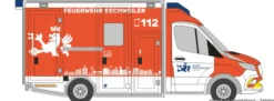 RIETZE 76107 MB Sprinter RTW 2018 Rettungsdienst Feuerwehr Eschweiler | Blaulichtmodell 1:87