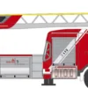 RIETZE 71651 Mercedes-Benz Atego 2019 Drehleiter Feuerweh Grafing Blaulichmodell 1:87