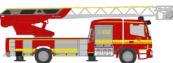 RIETZE 71654 Mercedes-Benz Atego 2019 Drehleiter Feuerwehr Neuhaus a. Rennweg Blaulichtmodell 1:87