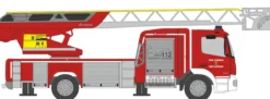 RIETZE 71653 Mercedes-Benz Atego 2019 Drehleiter Feuerwehr Illertissen Blaulichtmodell 1:87