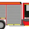 RIETZE 72937 Mercedes-Benz Atego Schlingmann Varus HLF Feuerwehr Rübke Blaulichtmodell 1:87