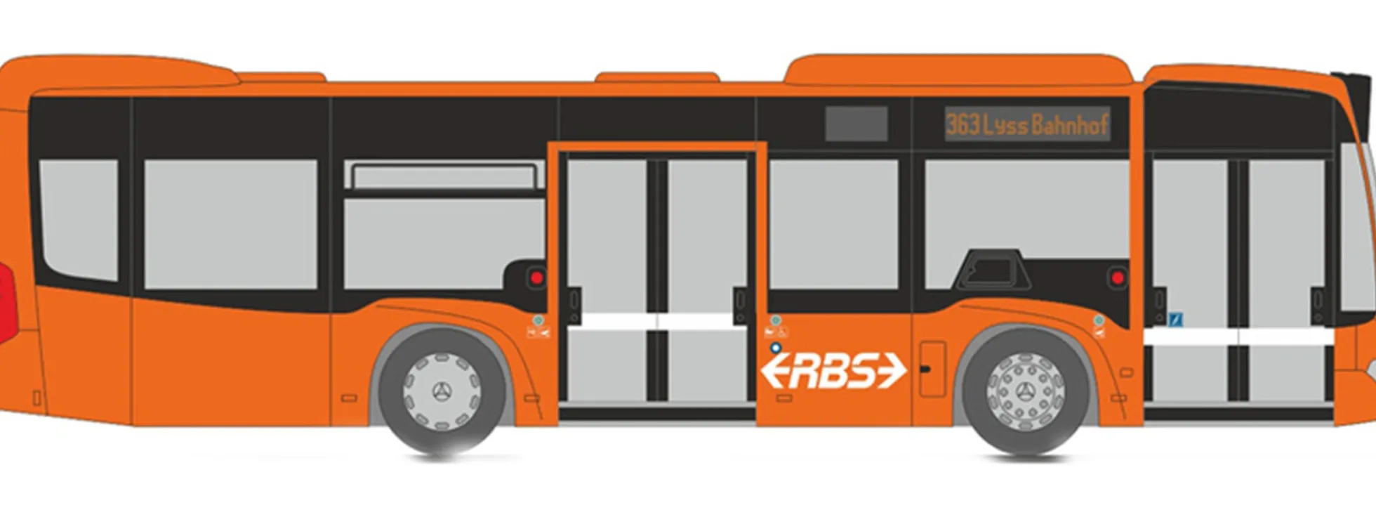 RIETZE 67961 Mercedes-Benz Citaro K 2012 RBS Busmodell 1:87