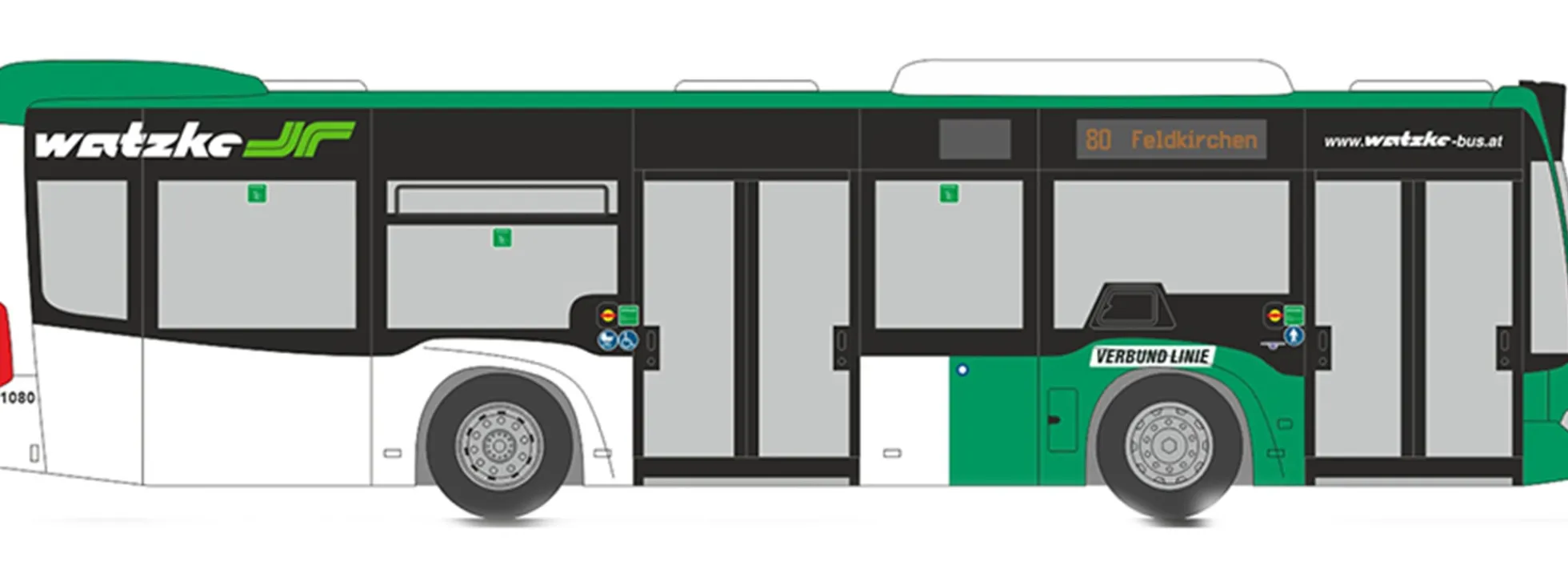 RIETZE 67938 Mercedes-Benz Citaro K 2015 Watzke Graz Busmodell 1:87