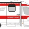 RIETZE 61649 Mercedes-Benz Sprinter RTW Strobel Tierrettung Essen e.V. Blaulichtmodell 1:87