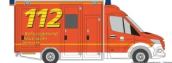 RIETZE 76150 Mercedes-Benz Sprinter RTW GSF 2018 Rettungsdienst Soest Blaulichtmodell 1:87