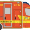 RIETZE 76137 Mercedes-Benz Sprinter RTW GSF 2018 Feuerwehr Bad Oeynhausen Blaulichtmodell 1:87