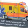 RIETZE 76175 Mercedes-Benz Sprinter GSF RTW 2018 Rettungsambulanz Greiz Blaulichtmodell 1:87