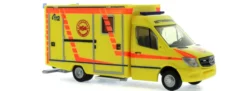 RIETZE 61723 Mercedes-Sprinter WAS RTW Promedica ASG Ambulanz Leipzig Blaulichtmodell 1:87