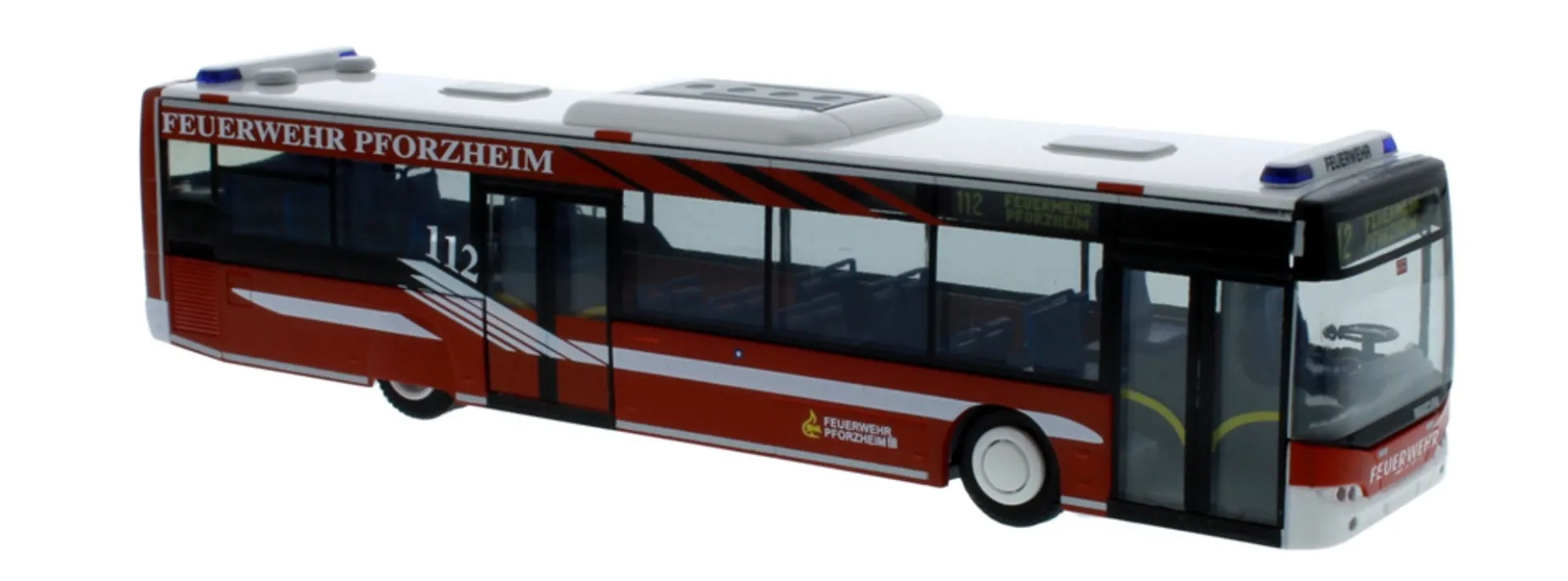 RIETZE 62747 Neoplan Centroliner Feuerwehr Pforzheim Blaulichtmodell 1:87