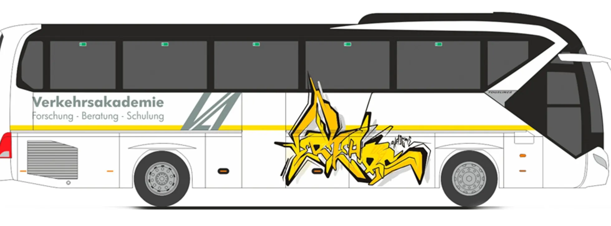 RIETZE 73825 Neoplan Tourliner 2016 Verkehrsakademie Busmodell 1:87