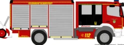 RIETZE 72964 Schlingmann Varus HLF FW Silberstedt | Blaulichtmodell 1:87