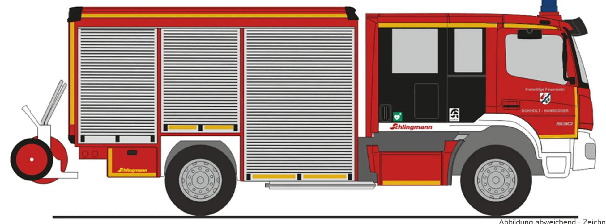 RIETZE 72917 Schlingmann Varus HLF FW Pinneberg | Blaulichtmodell 1:87
