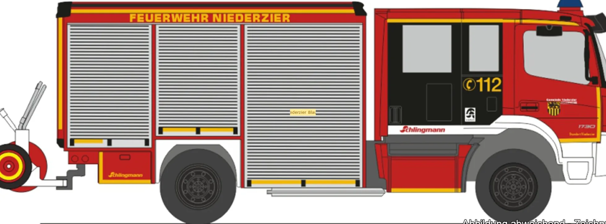 RIETZE 72946 Schlingmann Varus HLF FW Niederzier | Blaulichtmodell 1:87